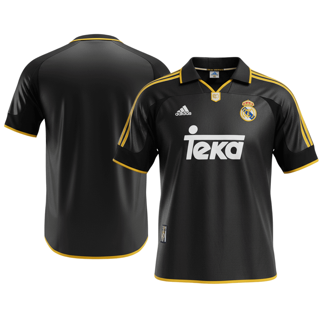 Męska Koszulka Retro Wyjazdowa Real Madrid 1999/01