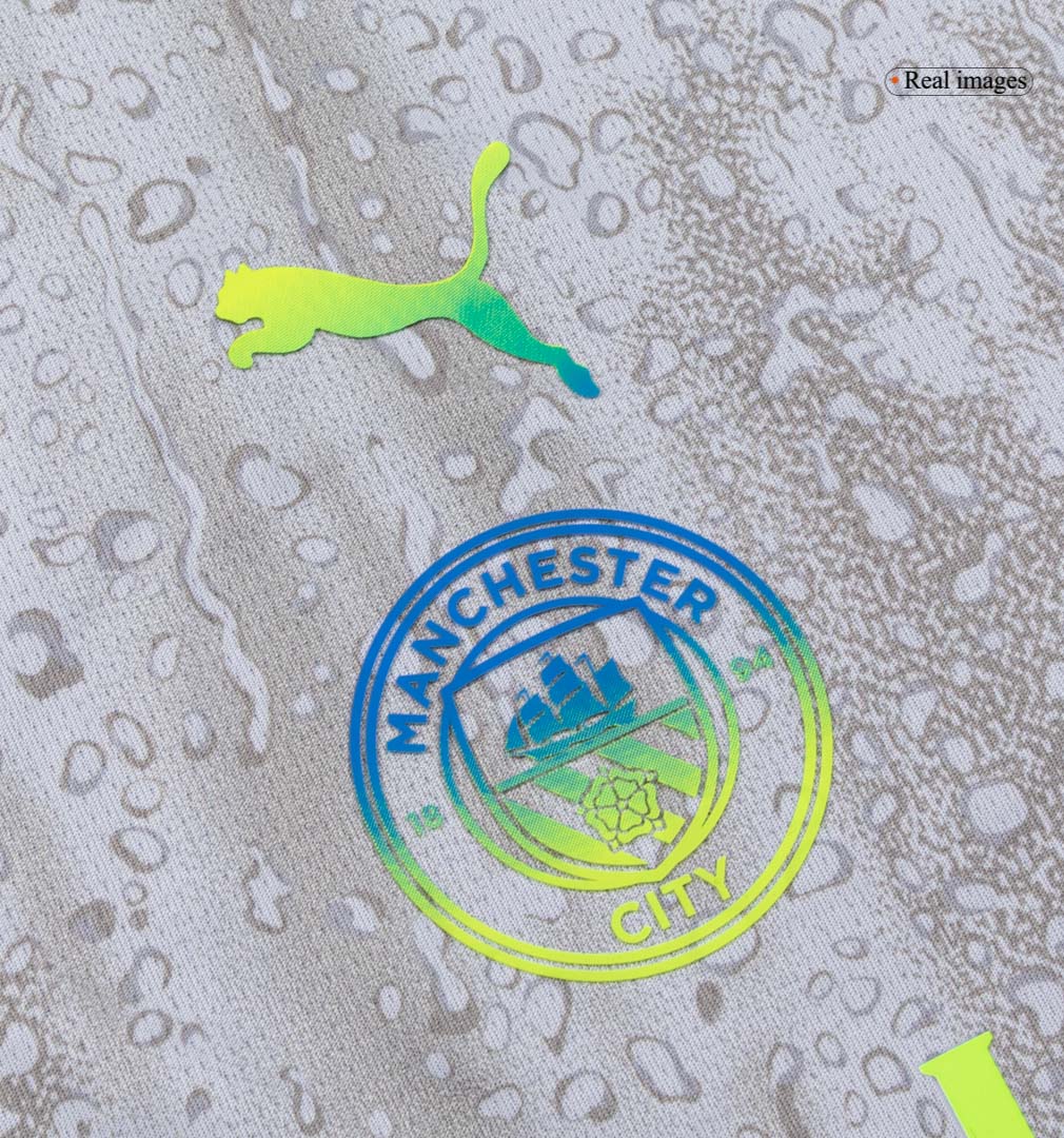 Dziecięcy Zestaw Trzecia Wyjazdowa Manchester City (Koszulka + Spodenki + Skarpety) 2025/26