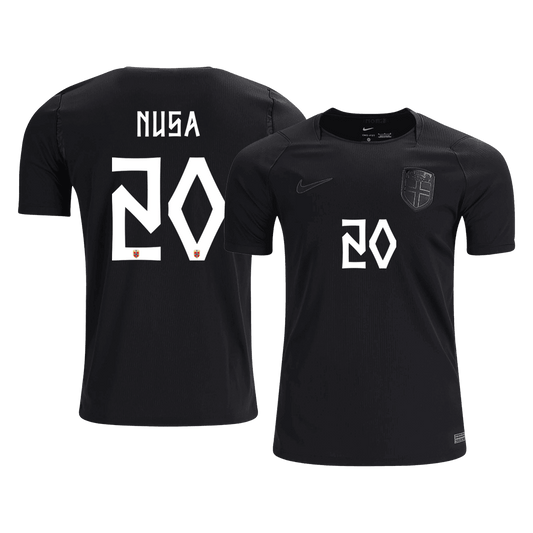 Męska koszulka Norwegii wyjazdowa NUSA #20 – Mundial 2026