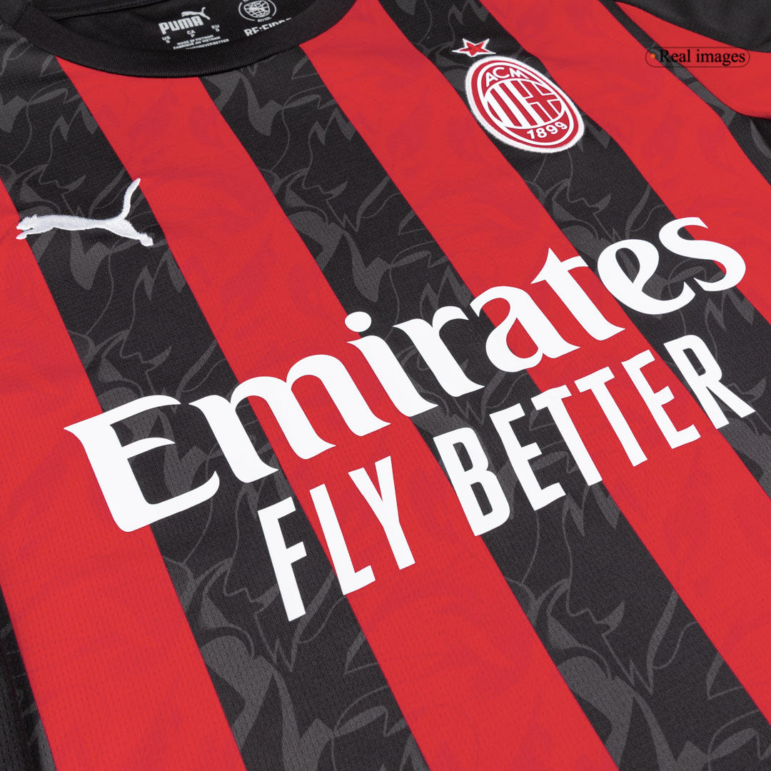 Męski Zestaw Domowa AC Milan (Koszulka + Spodenki + Skarpety) 2025/26 [PREMIUM]