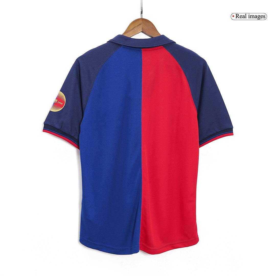 Koszulka Retro Domowa Barcelona 1999/00 - Topowe Koszulki Pilkarskie Sklep Internetowy