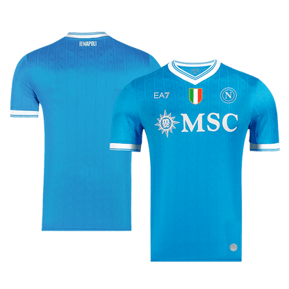 Męska Koszulka Domowa Napoli Wersja Piłkarska 2025/26 - Slim Fit