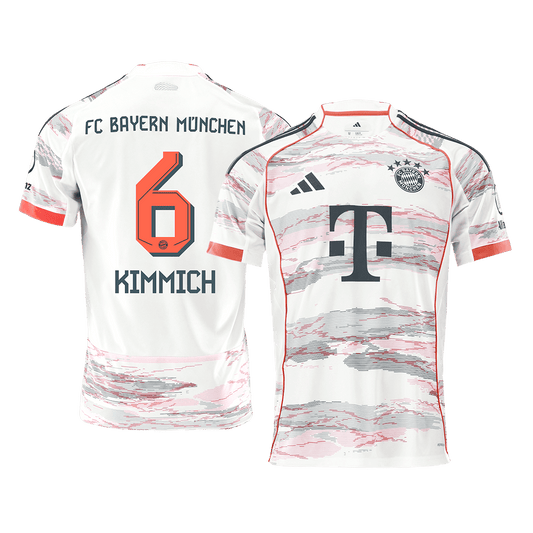 Męska Koszulka Wyjazdowa Bayern Munich KIMMICH #6 2025/26