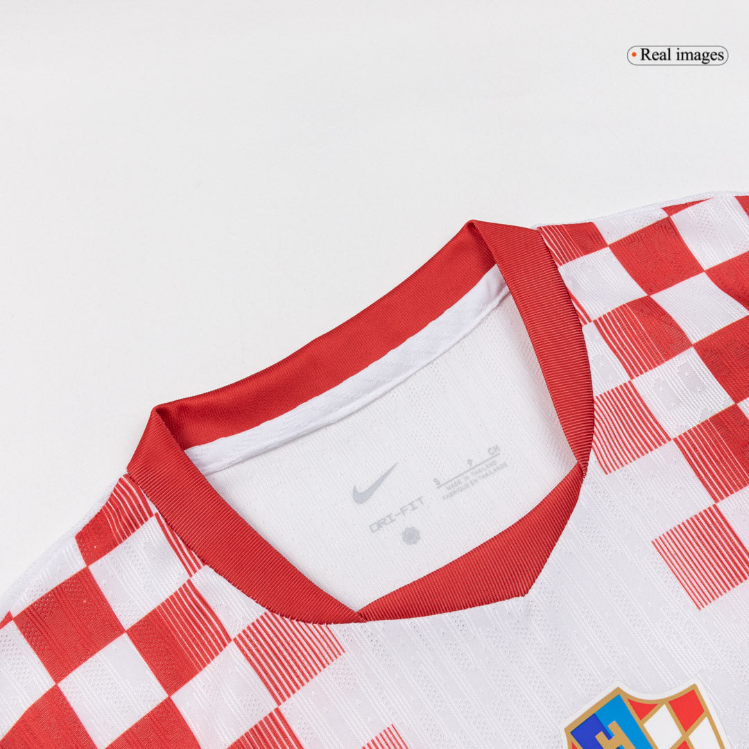 Męska koszulka Chorwacji domowa wersja zawodnicza – Mundial 2026