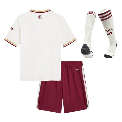 Dziecięcy Zestaw Trzecia Wyjazdowa Arsenal (Koszulka + Spodenki + Skarpety) 2025/26