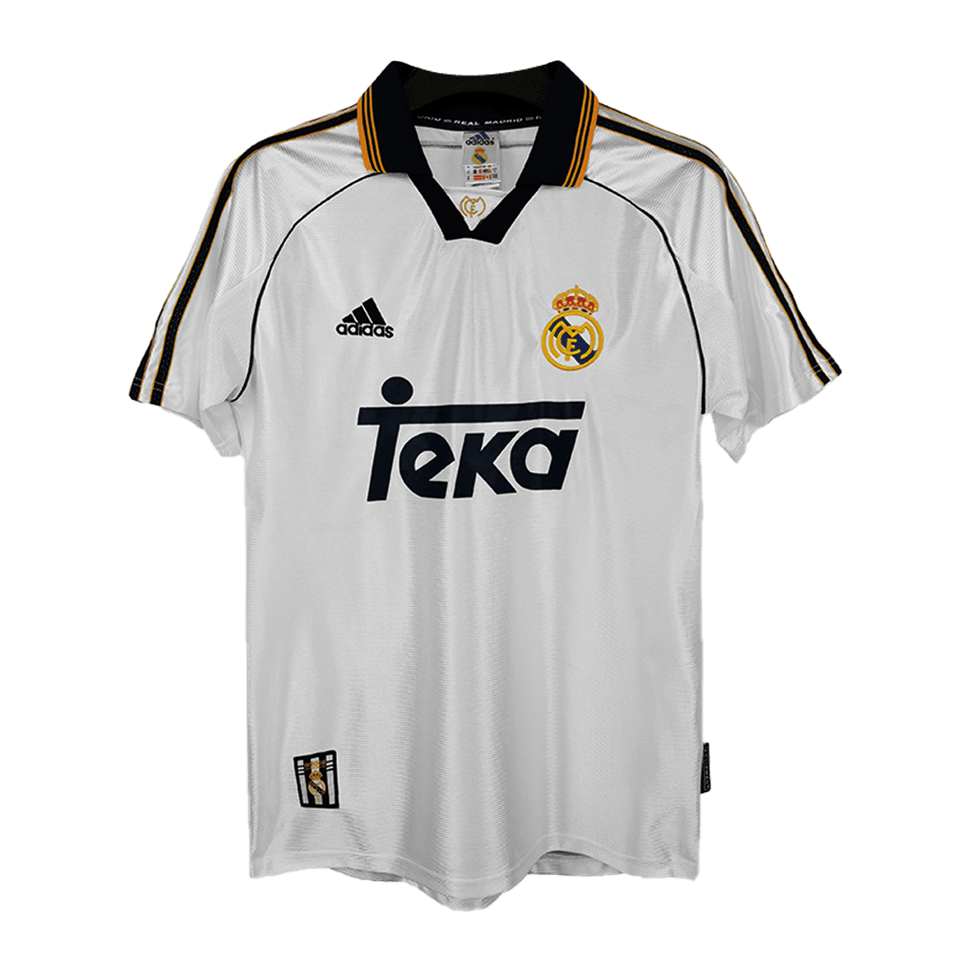 Męska Koszulka Retro Domowa Real Madrid RAUL #7 1999/00 - Topowe Koszulki Pilkarskie Sklep Internetowy