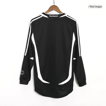 Męska Koszulka Retro Wyjazdowa Real Madrid 2006/07 z Długim Rękawem - Topowe Koszulki Pilkarskie Sklep Internetowy