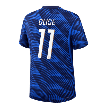 Męska koszulka Francji domowa OLISE #11 wersja zawodnicza – Mundial 2026