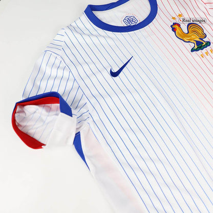 Męska Wysokiej jakości wyjazdowa koszulka piłkarska France Euro 2024 - Topowe Koszulki Pilkarskie Sklep Internetowy