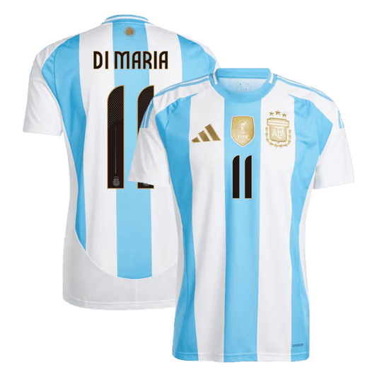 Męska Koszulka Domowa Argentyna DI MARIA #11 2024 - Topowe Koszulki Pilkarskie Sklep Internetowy