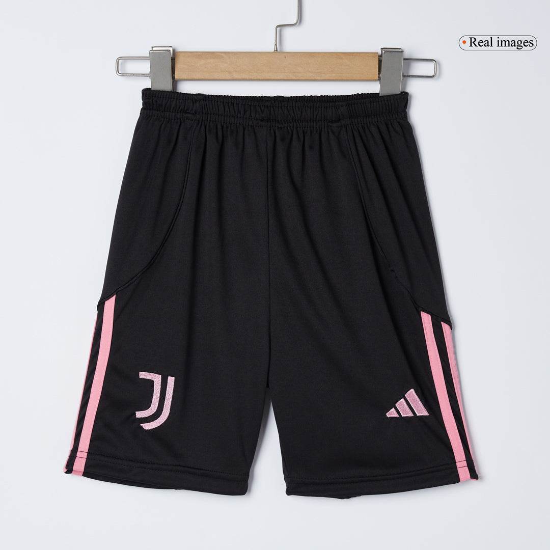 Dziecięcy Zestaw Domowy Juventus (Koszulka+Spodenki) 2025/26 - Topowe Koszulki Pilkarskie Sklep Internetowy