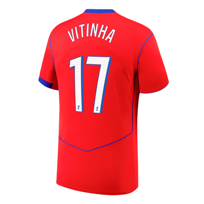 Męska Koszulka Trzecia Wyjazdowa PSG VITINHA #17 2025/26