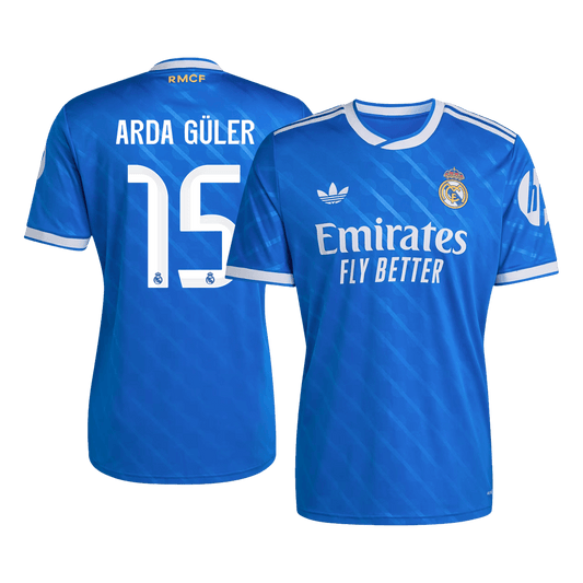 Męska Koszulka Trzecia Wyjazdowa Real Madrid ARDA GÜLER #15 2025/26