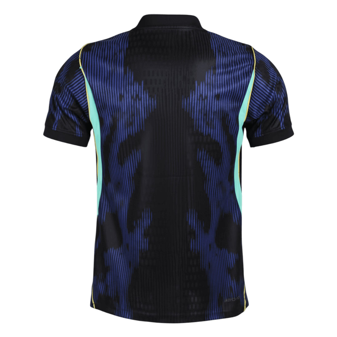 Męska Koszulka Wyjazdowa Brazil Wersja Piłkarska World Cup 2026 - Slim Fit