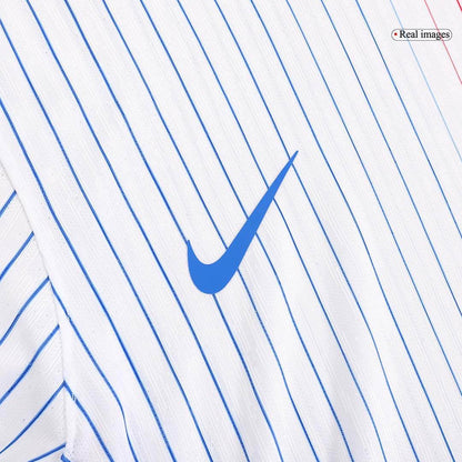 Męska Wersja zawodnika France Away Wysokiej jakości koszulka piłkarska Euro 2024 - Slim Fit - Topowe Koszulki Pilkarskie Sklep Internetowy