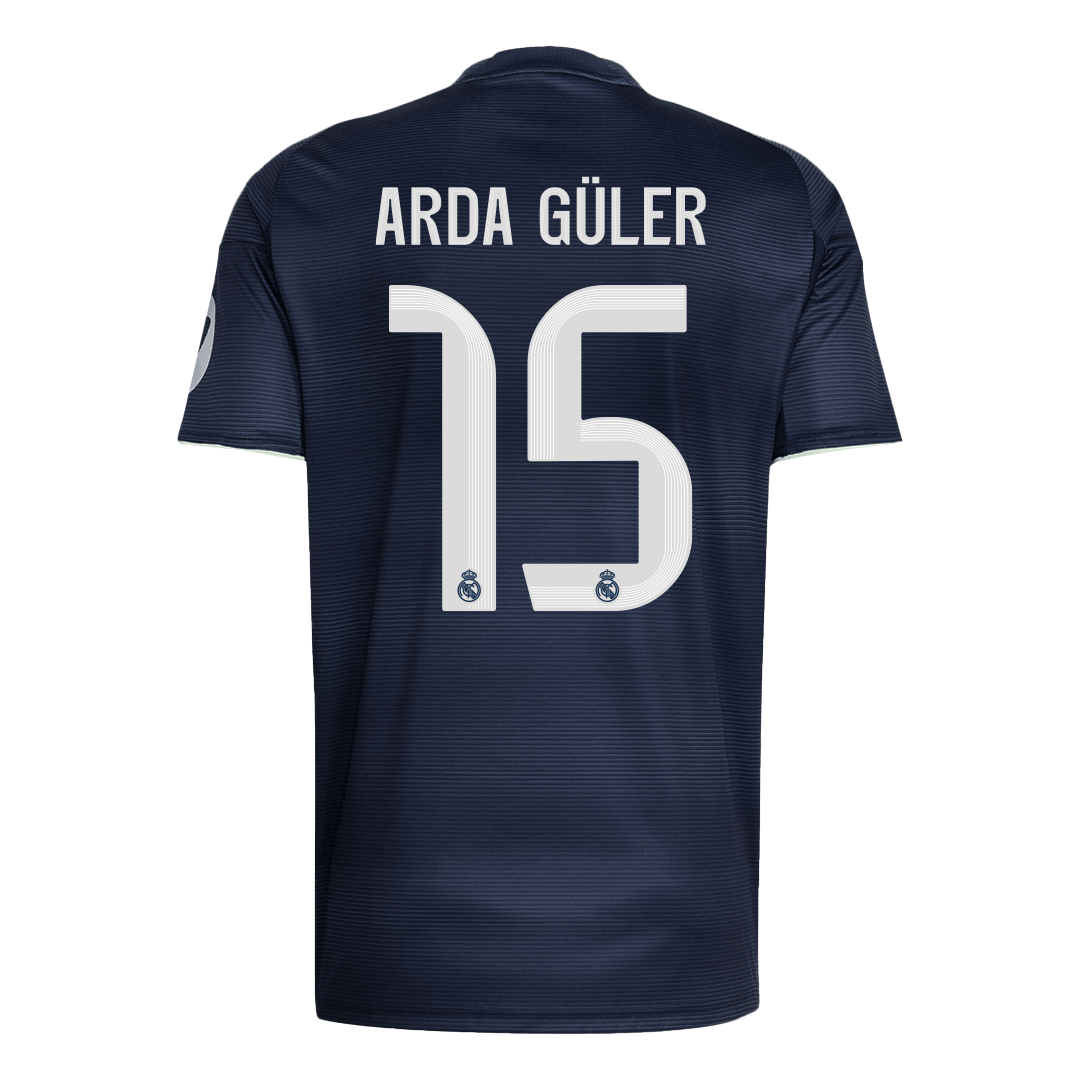 Męska Koszulka Wyjazdowa Real Madrid ARDA GÜLER #15 2025/26 [PREMIUM]