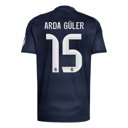 Męska Koszulka Wyjazdowa Real Madrid ARDA GÜLER #15 2025/26 [PREMIUM]
