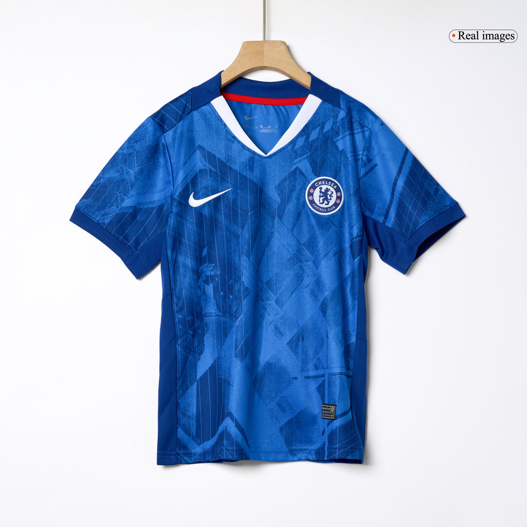 Dziecięcy Zestaw Domowa Chelsea (Koszulka + Spodenki + Skarpety) 2025/26