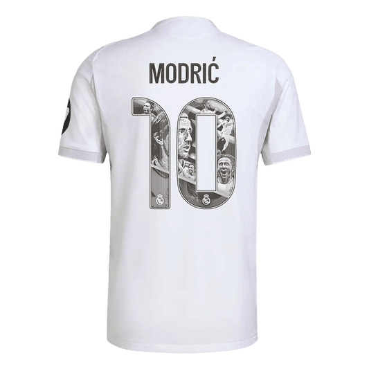 Męska Koszulka Domowa Real Madryt MODRIĆ Special #10 Wersja Piłkarska 2025/26 - Slim Fit - Topowe Koszulki Pilkarskie Sklep Internetowy