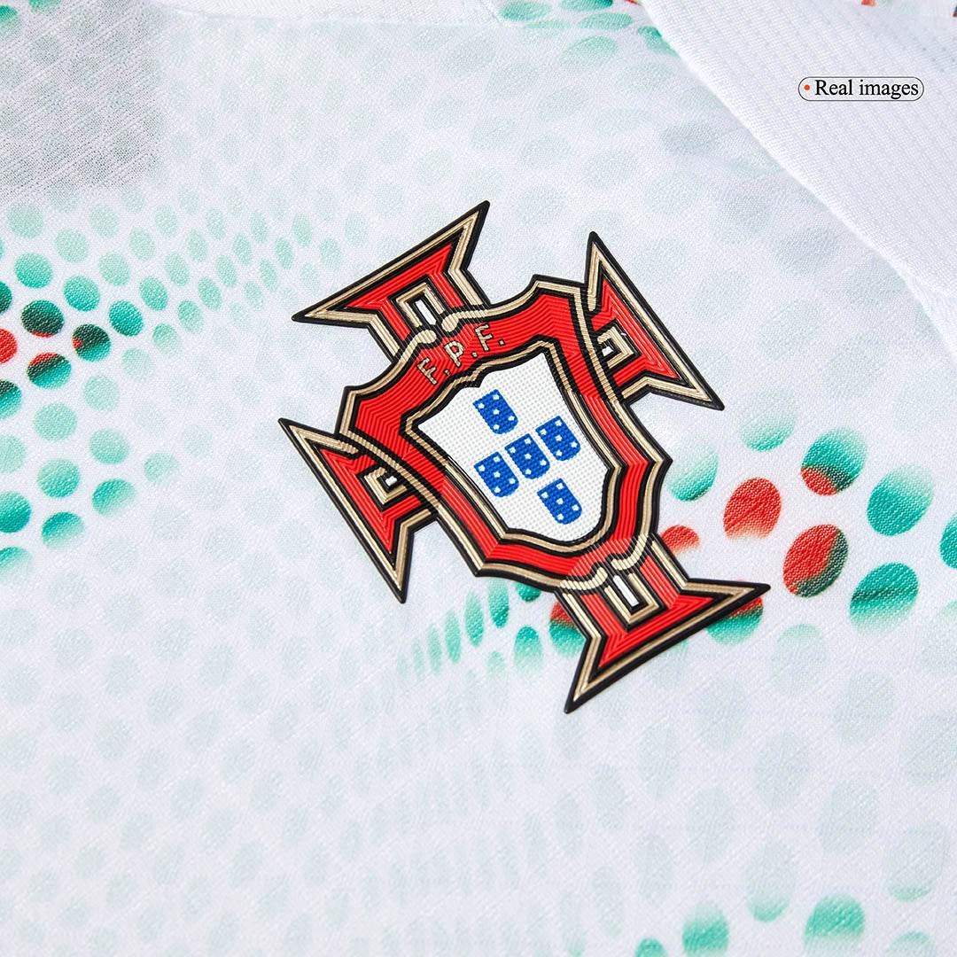 Męska Koszulka Wyjazdowa Portugalia RONALDO #7 Wersja Piłkarska 2025 - Topowe Koszulki Pilkarskie Sklep Internetowy