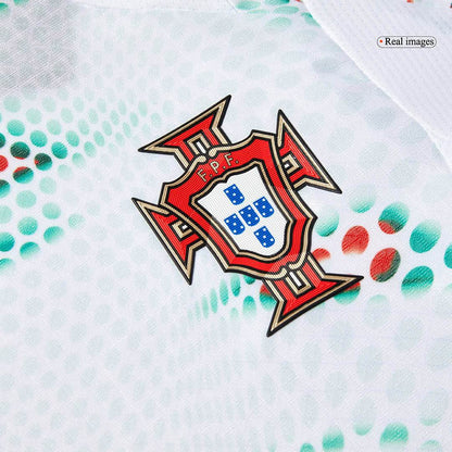 Męska Koszulka Wyjazdowa Portugalia RONALDO #7 Wersja Piłkarska 2025 - Topowe Koszulki Pilkarskie Sklep Internetowy