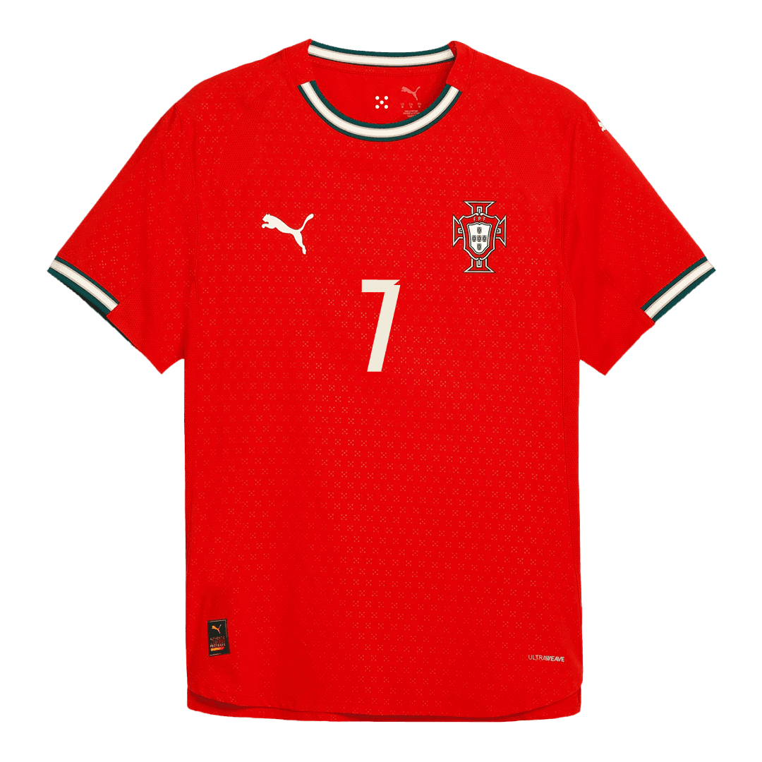 Męska Koszulka Domowa Portugalia RONALDO #7 Wersja Piłkarska 2025 - Topowe Koszulki Pilkarskie Sklep Internetowy
