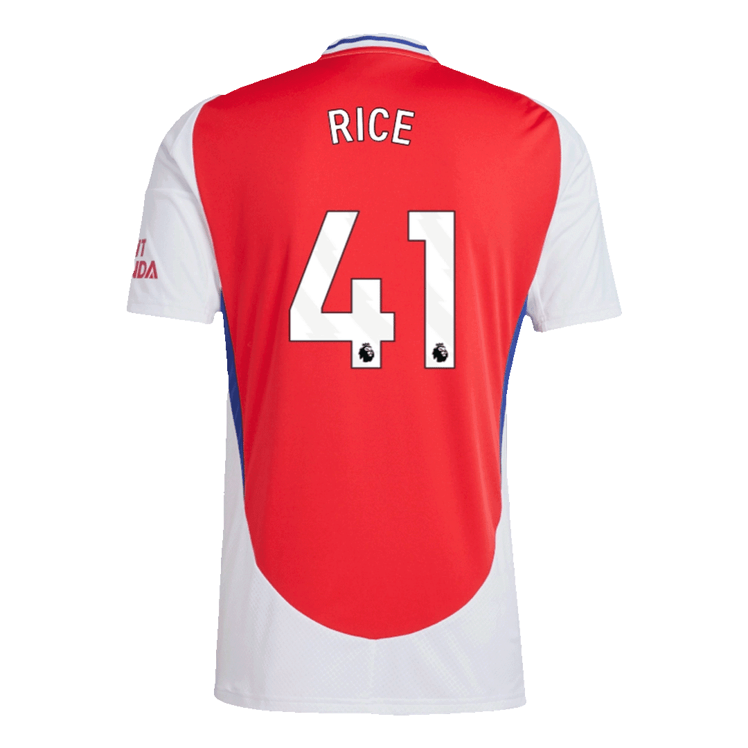 Męska Koszulka Domowa Arsenal RICE #41 2024/25 - Topowe Koszulki Pilkarskie Sklep Internetowy