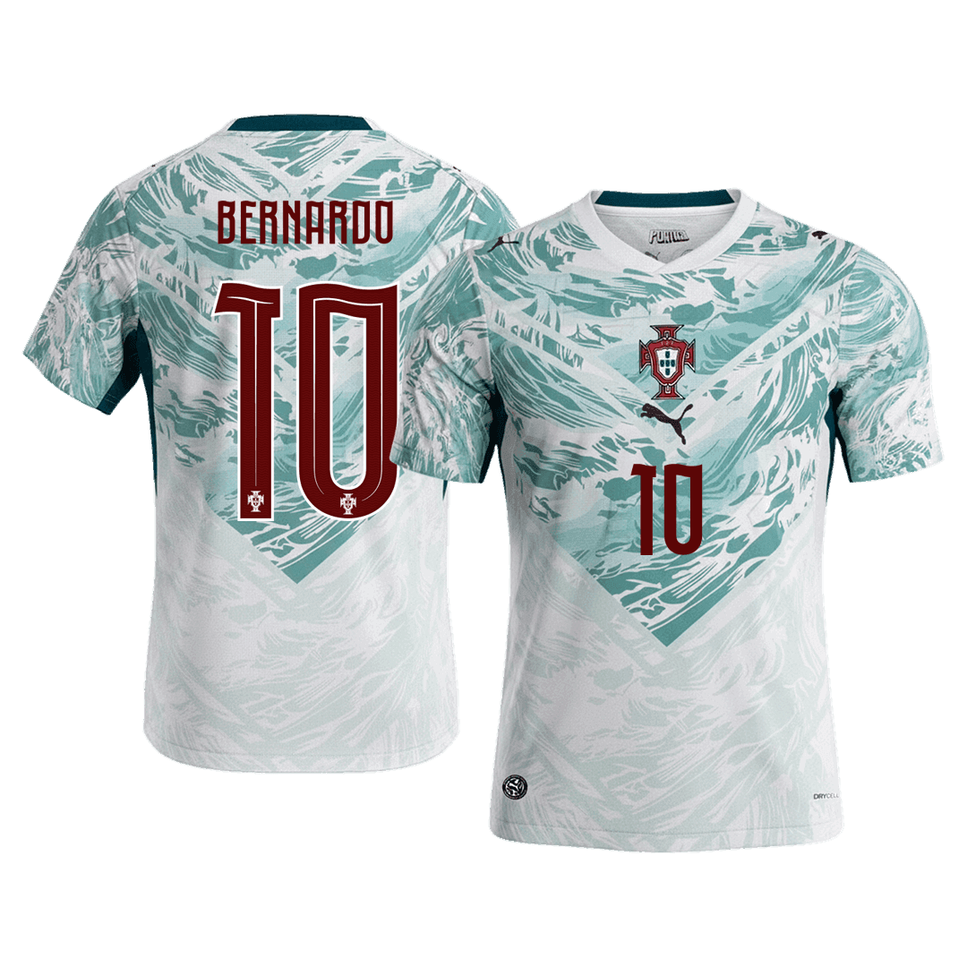 Męska koszulka Portugalii wyjazdowa BERNARDO #10 - Mundial 2026