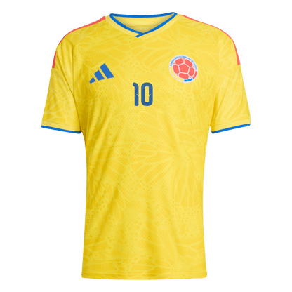 Męska koszulka Kolumbii domowa JAMES #10 wersja zawodnicza – Mundial 2026