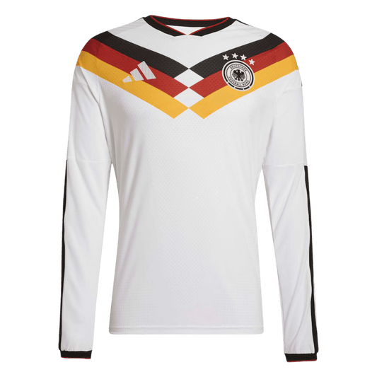Męska Koszulka Domowa Germany 2026 z Długim Rękawem - World Cup