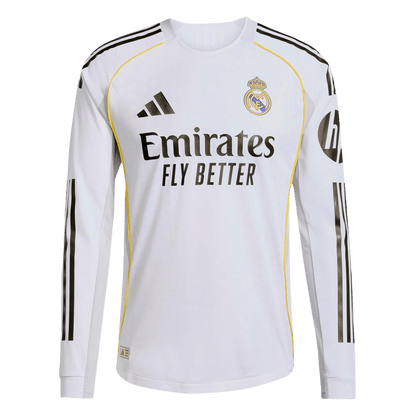 Męska Koszulka Domowa Real Madrid Wersja Piłkarska 2025/26 - Slim Fit
