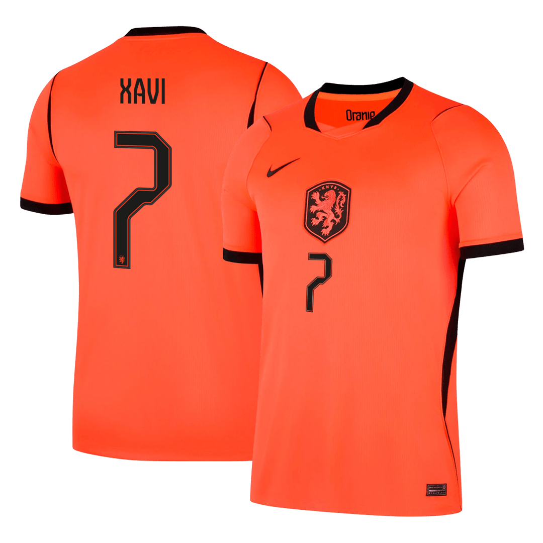 Męska koszulka Holandii domowa XAVI #7 - Mundial 2026