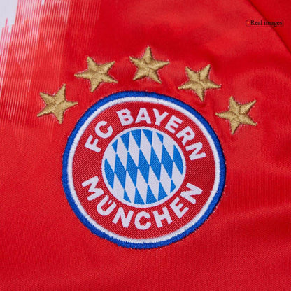 Dziecięcy Zestaw Domowy Bayern Monachium (Koszulka+Spodenki) 2025/26 - Topowe Koszulki Pilkarskie Sklep Internetowy