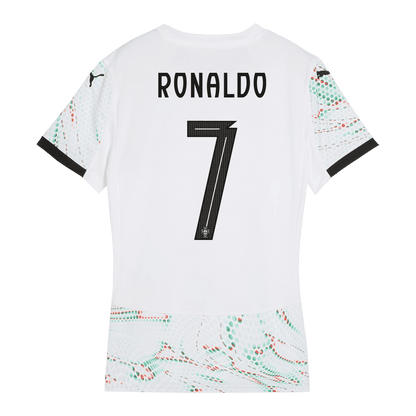 Damska Koszulka Wyjazdowa Portugalia RONALDO #7 2025 - Topowe Koszulki Pilkarskie Sklep Internetowy