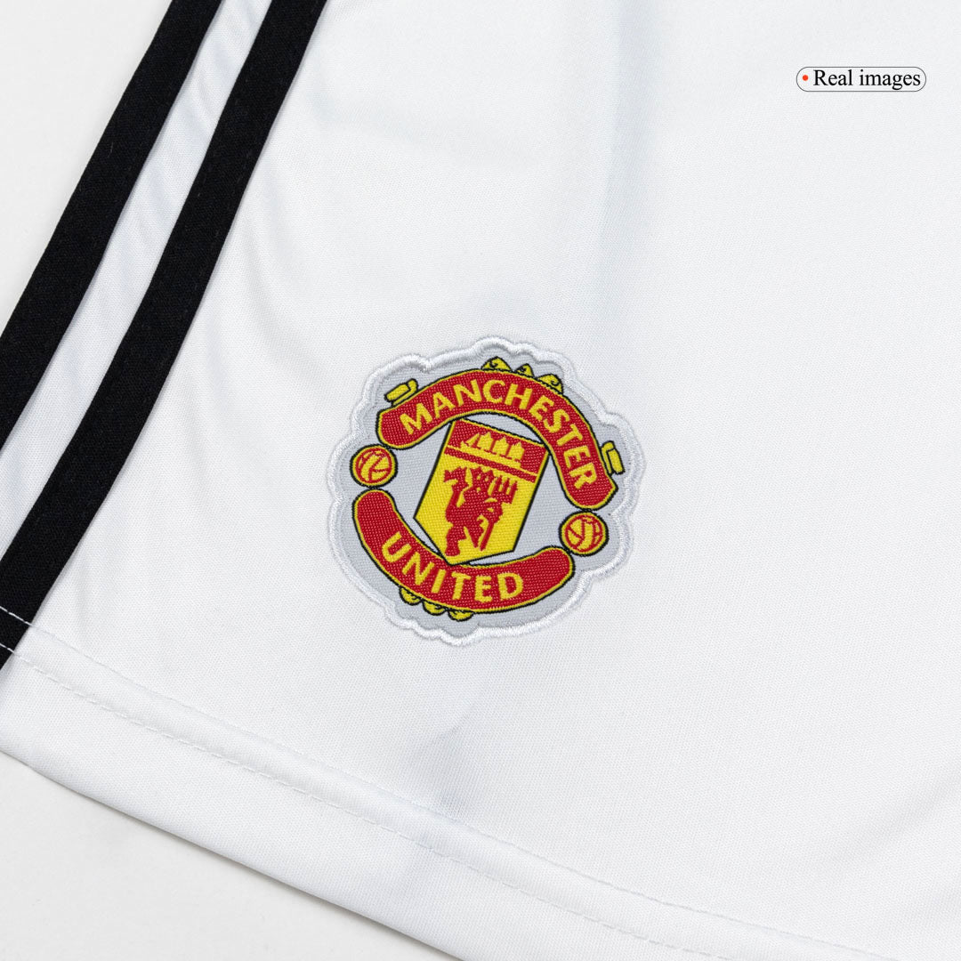 Męski Zestaw Domowa Manchester United (Koszulka + Spodenki + Skarpety) 2025/26 [PREMIUM]