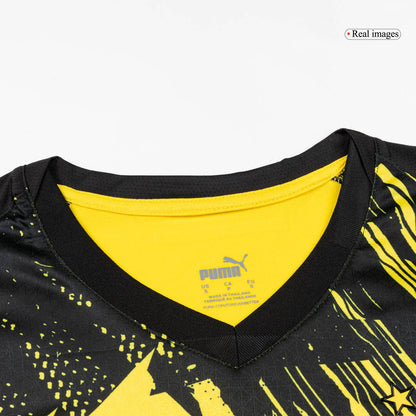 Męska Koszulka Domowa Borussia Dortmund Wersja Piłkarska 2025/26 - Slim Fit