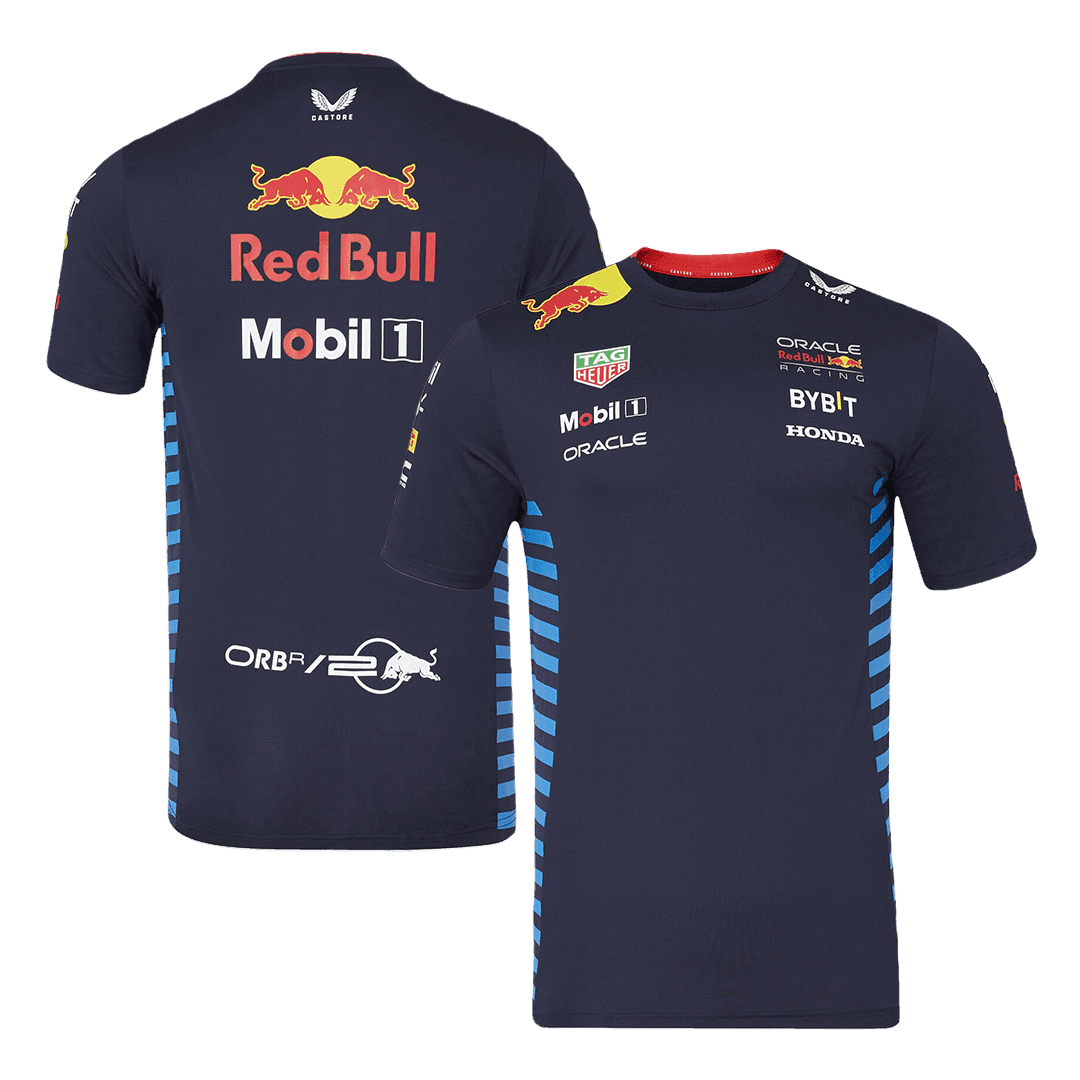 Męska Koszulka Red Bull F1 Racing Team Set Up 2024 - Wyprzedaż Sezonowa - Topowe Koszulki Pilkarskie Sklep Internetowy
