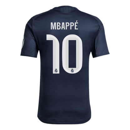 Męska Koszulka Wyjazdowa Real Madryt MBAPPÉ #10 Wersja Piłkarska 2025/26 - Slim Fit - Topowe Koszulki Pilkarskie Sklep Internetowy