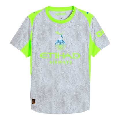 Męska Koszulka Trzecia Wyjazdowa Manchester City Wersja Piłkarska 2025/26 - Slim Fit - Topowe Koszulki Pilkarskie Sklep Internetowy
