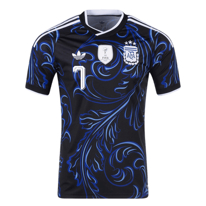 Męska koszulka Argentyny wyjazdowa DE PAUL #7 - Mundial 2026