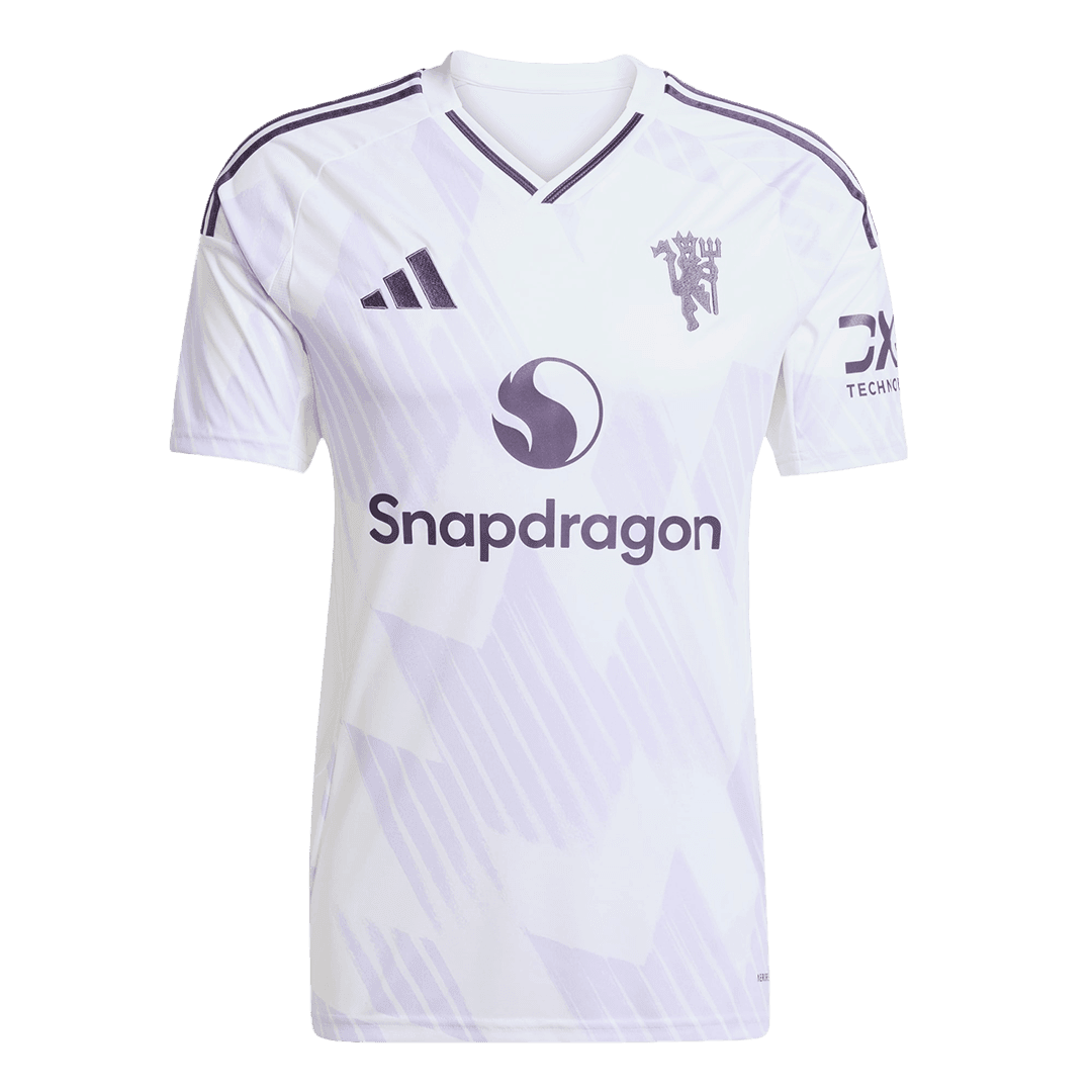 Męska Koszulka Wyjazdowa Manchester United B.FERNANDES #8 2025/26 - Topowe Koszulki Pilkarskie Sklep Internetowy