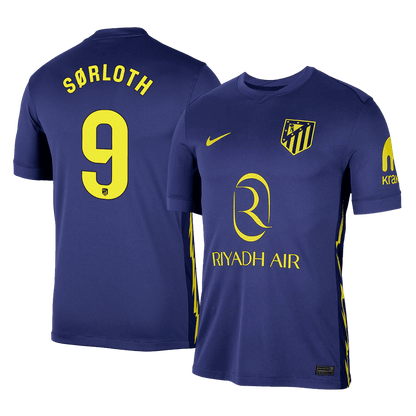 Męska Koszulka Wyjazdowa Atletico Madrid SØRLOTH #9 2025/26