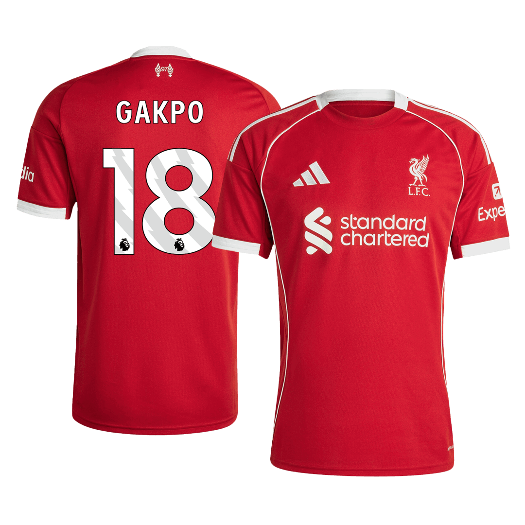 Męska Koszulka Domowa Liverpool GAKPO #18 2025/26