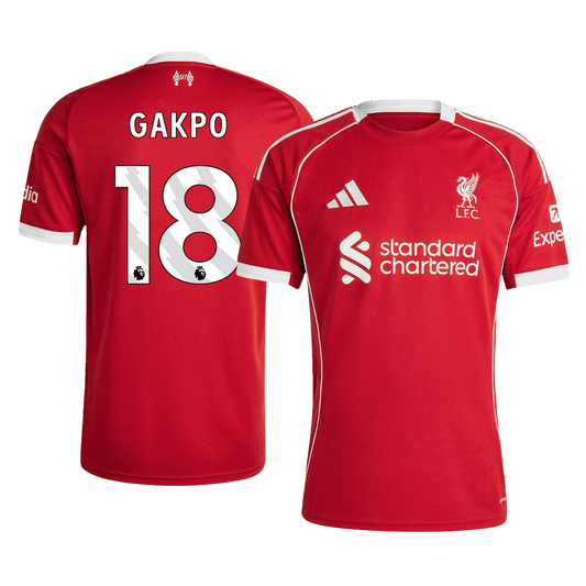 Męska Koszulka Domowa Liverpool GAKPO #18 2025/26