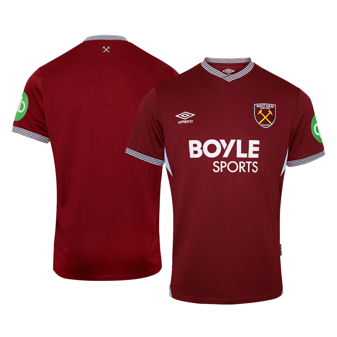 Męska Koszulka Domowa West Ham United 2025/26 - Topowe Koszulki Pilkarskie Sklep Internetowy