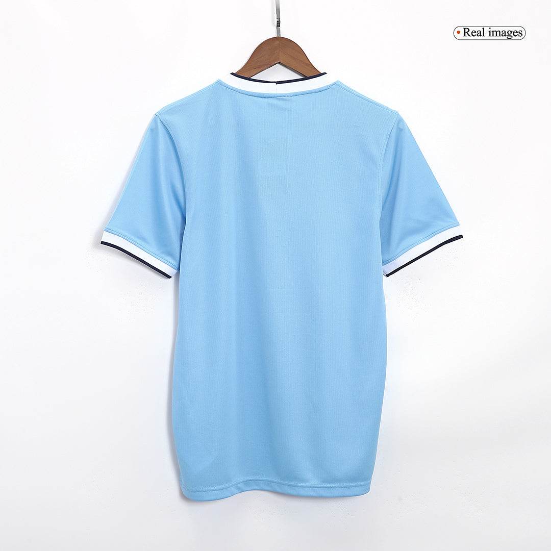 Męska Koszulka Retro Domowa Manchester City 2013/14 - Topowe Koszulki Pilkarskie Sklep Internetowy