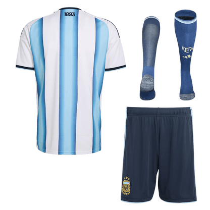 Męski Zestaw Domowa Argentina (Koszulka + Spodenki + Skarpety) World Cup 2026