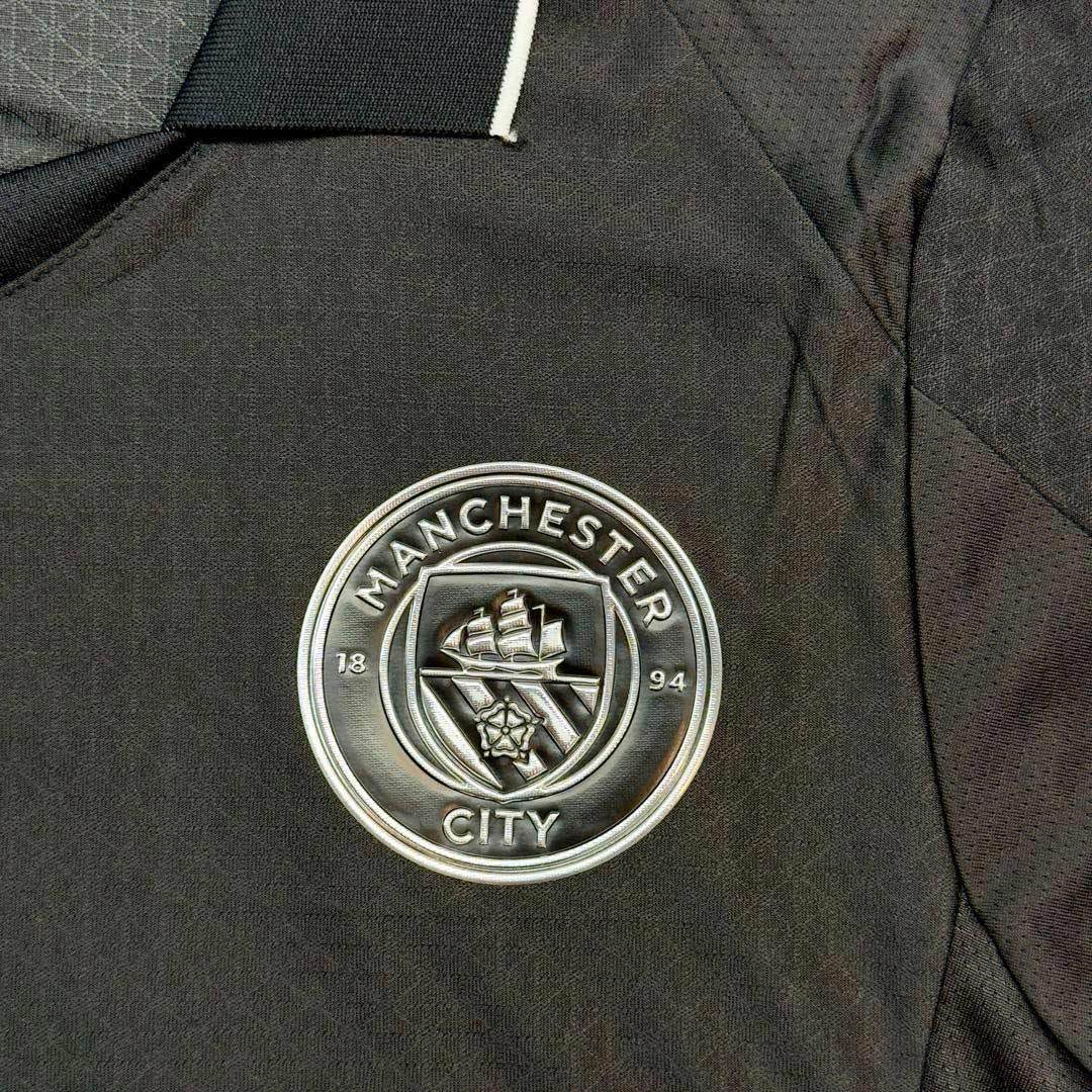 Męska Koszulka Wyjazdowa Manchester City HAALAND #9 Wersja Piłkarska 2025/26 - Slim Fit - Topowe Koszulki Pilkarskie Sklep Internetowy