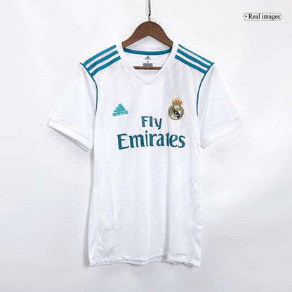 Męska Koszulka Retro Domowa Real Madryt MODRIĆ #10 2017/18 - Topowe Koszulki Pilkarskie Sklep Internetowy