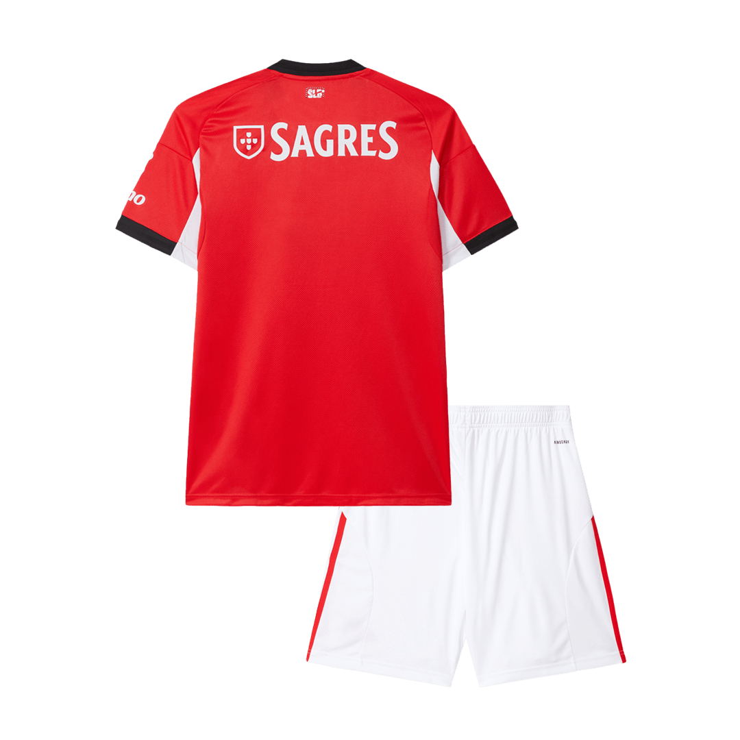 Dziecięcy Zestaw Domowa Benfica (Koszulka+Spodenki) 2025/26